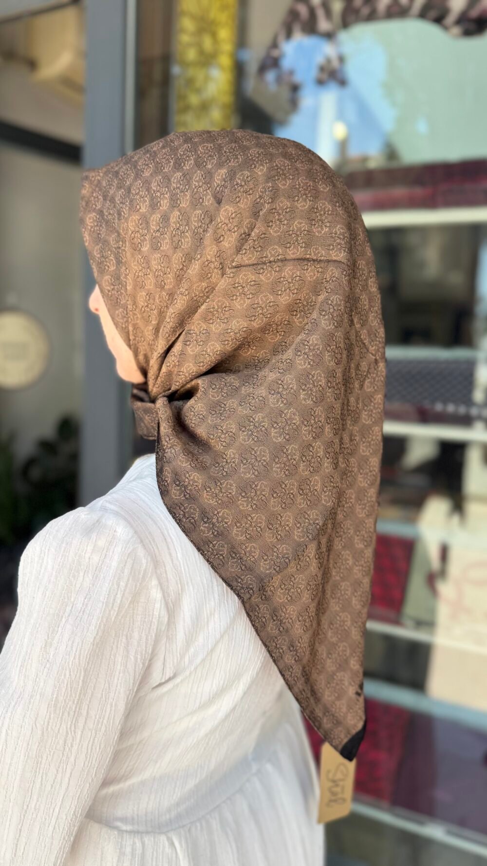 AKER MONOGRAM JAKAR EŞARP