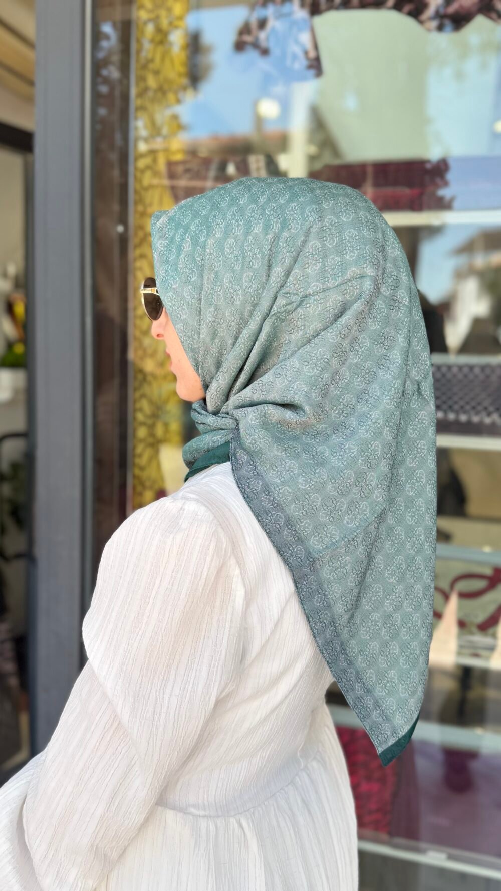 AKER MONOGRAM JAKAR EŞARP