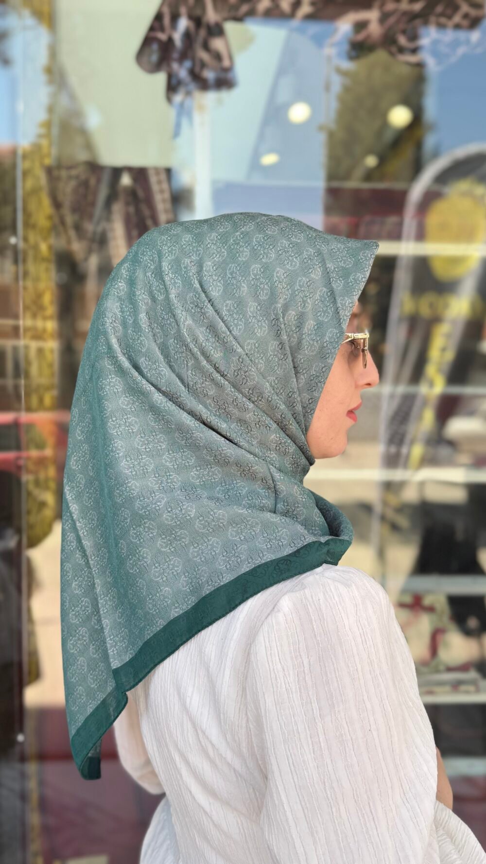 AKER MONOGRAM JAKAR EŞARP - Görsel 2