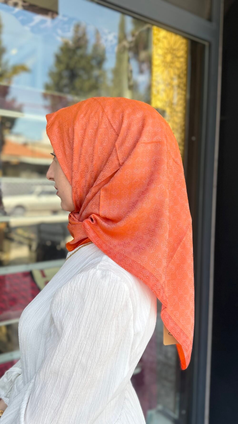AKER MONOGRAM JAKAR EŞARP