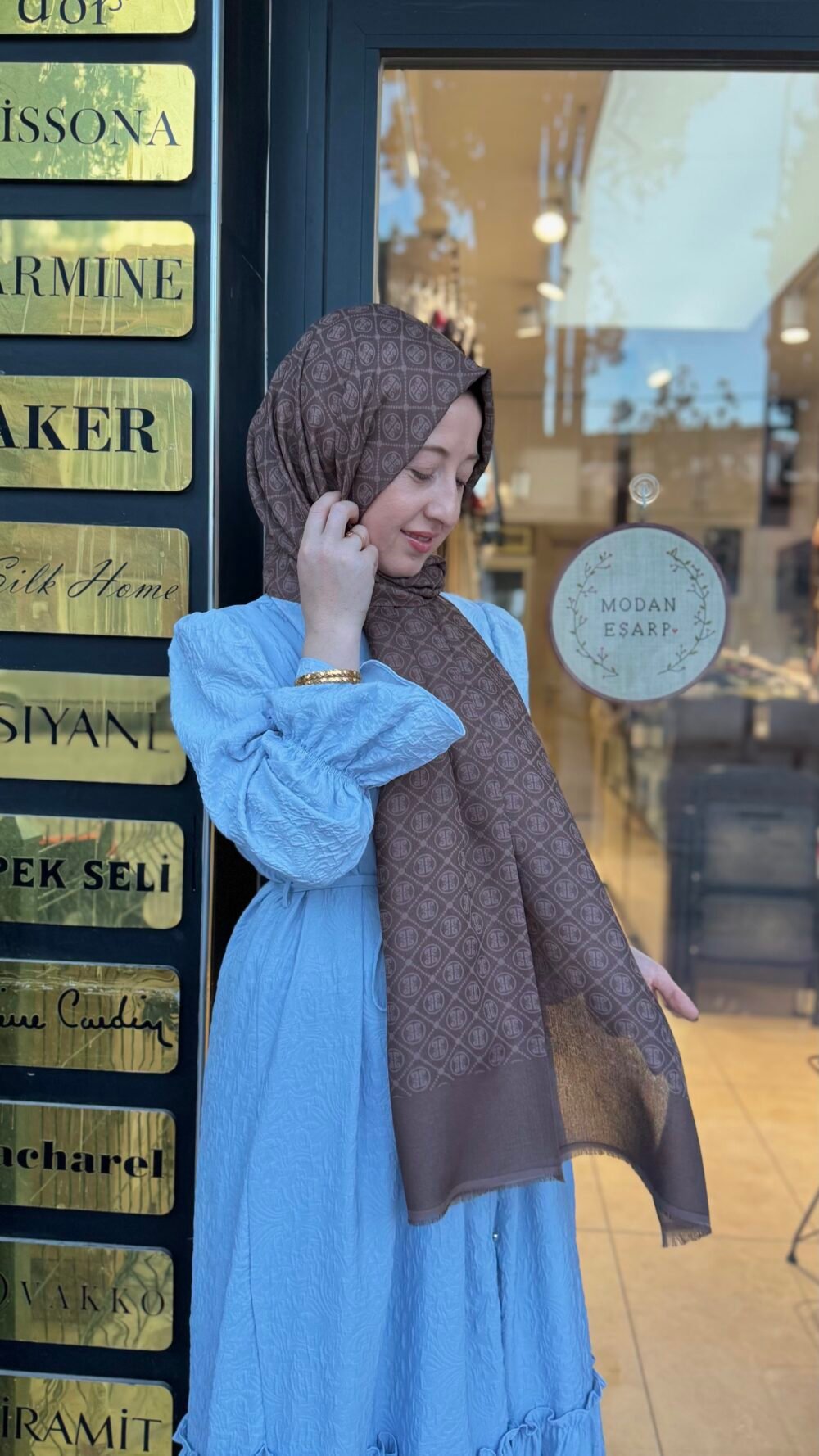 PİERRE CARDİN ELEGANCE MONOGRAM ŞAL