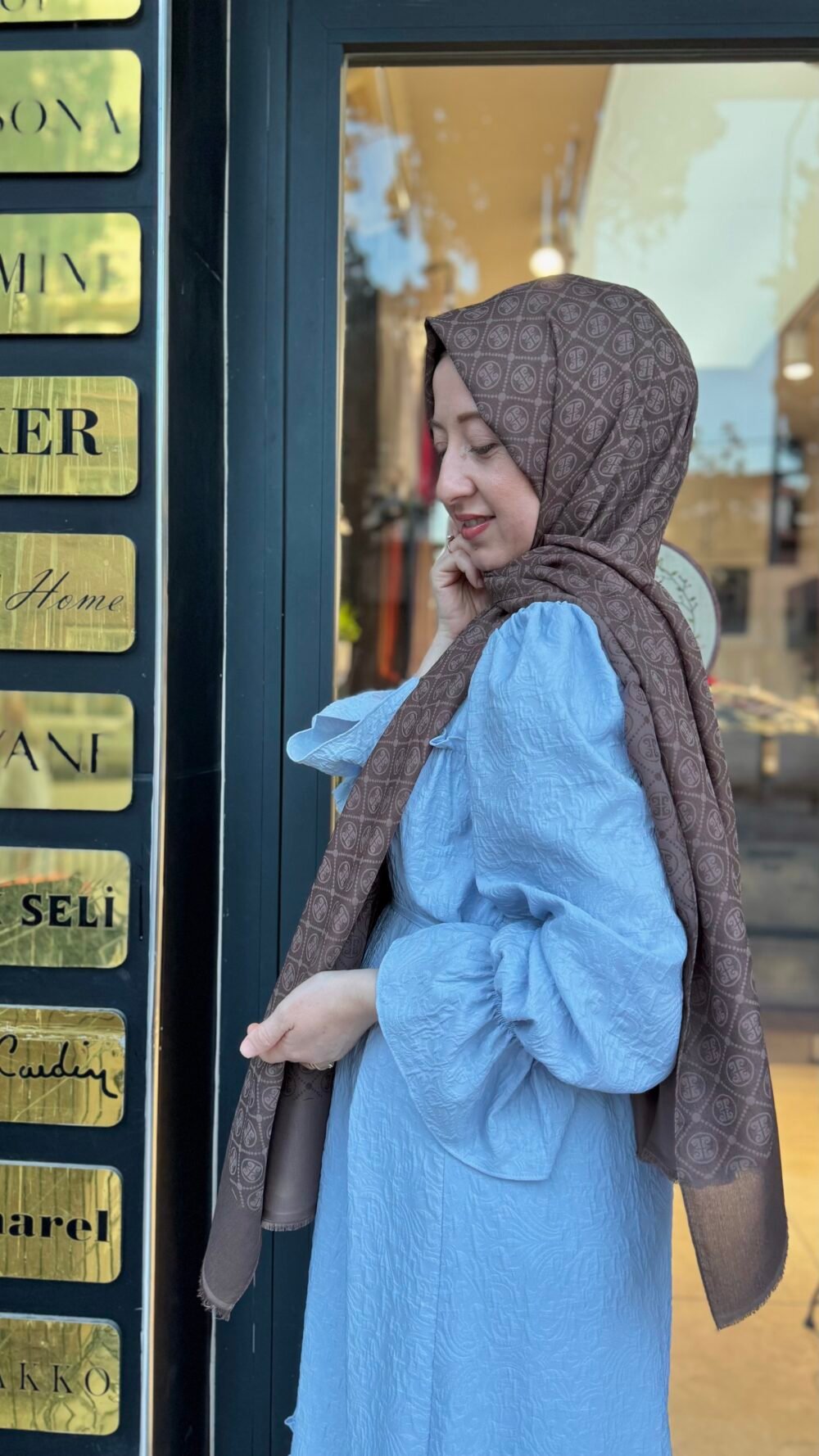 PİERRE CARDİN ELEGANCE MONOGRAM ŞAL - Görsel 2
